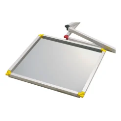 Cadre superposable 350x350  supplémentaire rouge hauteur 1,5 cm