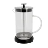 Cafetière à piston en verre couvercle noir - 1000 ml