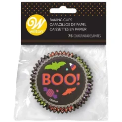 Caissette cupcake Halloween Boo Wilton (x75)