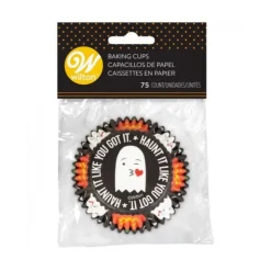 Caissette cupcake Halloween Haunt it like you got it Wilton (x75)