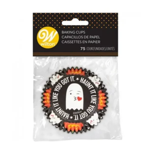 Caissette cupcake Halloween Haunt it like you got it Wilton (x75)