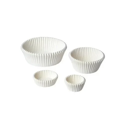 Caissettes cuisson Calypso blanches n° 6 (x1000)