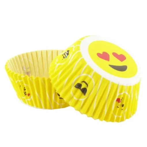Caissettes cupcakes "Emoticônes" (x50)