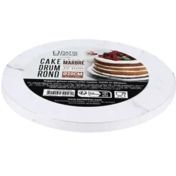 Cake Drum Rond Effet Marbre Ø 20 cm