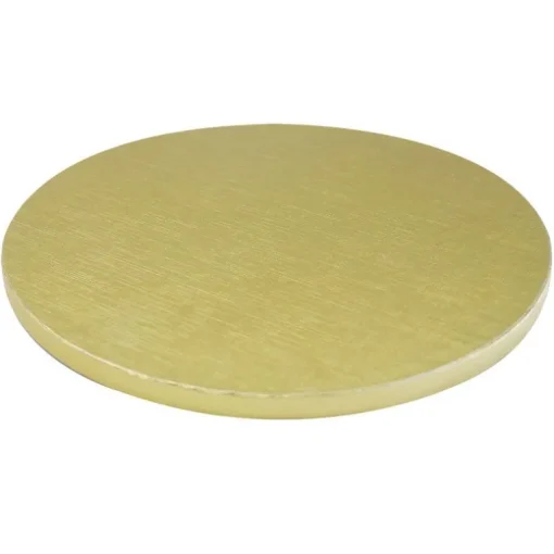 Cake Drum Rond Or Ø 25 cm