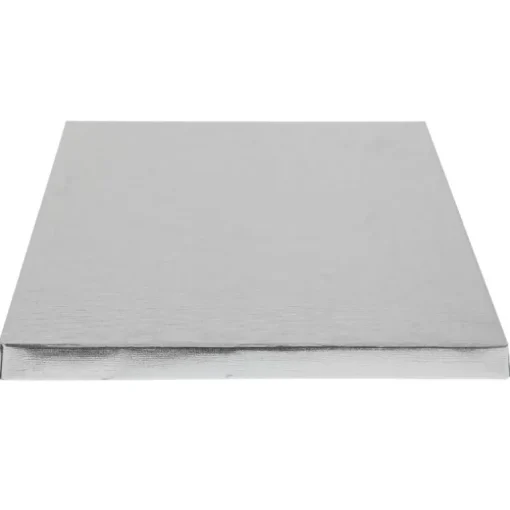 Cake Drums Carrés Argent 40 x 40 cm (x5)