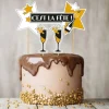 Cake topper assortis thème Festif "C'est la fête"