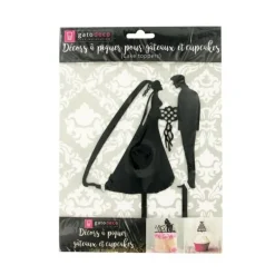 Cake Topper Couple de mariés