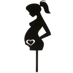 Cake topper Femme enceinte