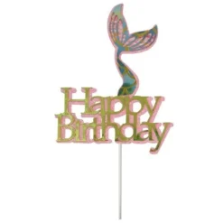 Cake topper queue de sirène