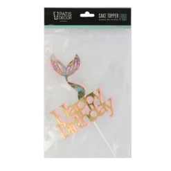 Cake topper queue de sirène