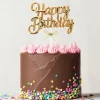 Cake topper "Happy birthday" 3