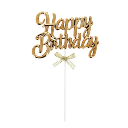 Cake topper "Happy birthday" 3