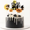 Cake toppers assortis thème Halloween 2 (x5)