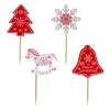 Cake toppers mix de Noël 3