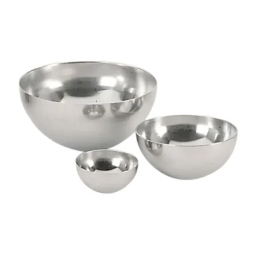 Calotte demi-sphère inox H 5,9 cm Ø 12 cm De Buyer