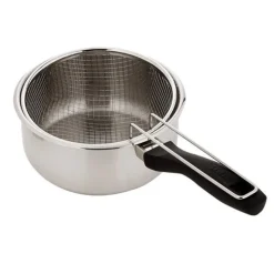 Casserole avec Panier inox 18 cm