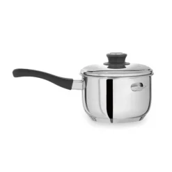 Casserole bain-marie avec couvercle inox 16 cm