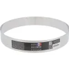 Cercle à mousse inox H 4,5 cm Ø 28 cm