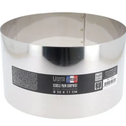 Cercle à pain surprise inox H 11 cm Diam 20 cm