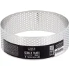 Cercle à tarte perforé inox H 3,5 cm Ø 10 cm