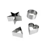 Cercles de présentation inox assortis H 5 cm