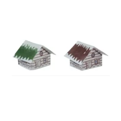 Chalets blancs en azyme assortis (x70)