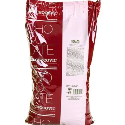 Chocolat de Couverture Noir Tobado Chocovic 64,5 % 5 kg