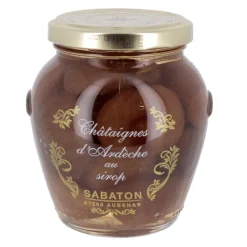 Châtaignes d'Ardèche au sirop AOP Sabaton 380 g