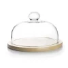 Cloche à fromage bambou couvercle verre