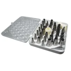 Coffret 35 douilles à pâtisserie inox