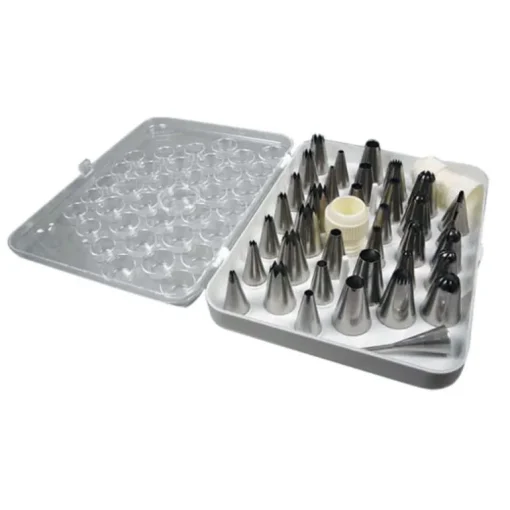 Coffret 35 douilles à pâtisserie inox