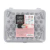 Coffret 52 douilles décors fins inox