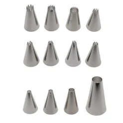 Coffret 52 douilles décors fins inox