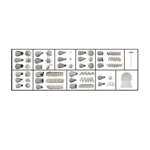 Coffret 26 douilles décors inox