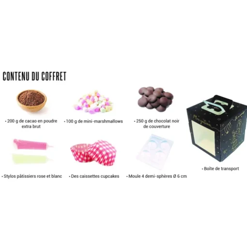 Coffret Je fais mes Hot Chocolates Bombs - DDM 03/25