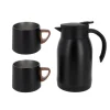 Coffret thermos + tasses noires