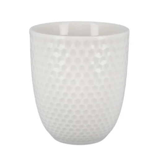 Coffret théière + tasses en céramique blanche - 900 ml