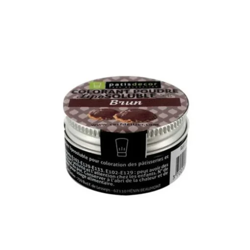 Colorant alimentaire liposoluble poudre brun 5 g