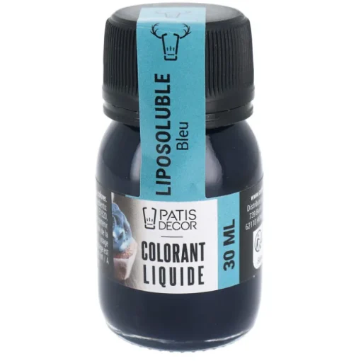 Colorant liquide liposoluble bleu 30 ml