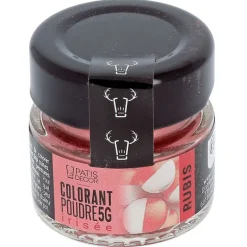 Colorant poudre irisé rouge rubis 5 g