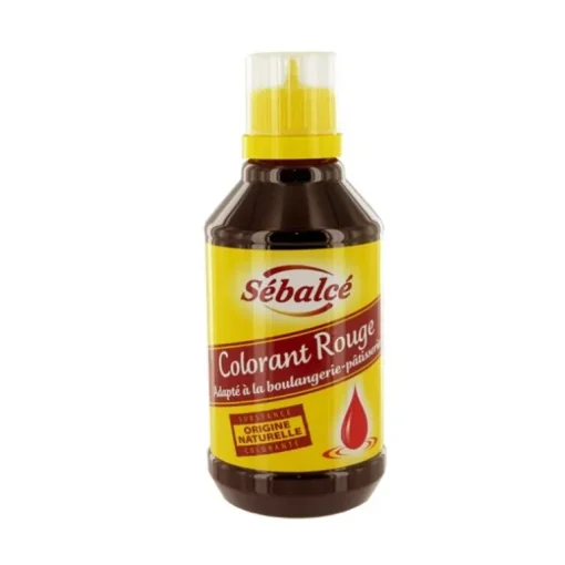 Colorant rouge d'origine naturelle Sébalcé 0,5 L