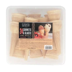 Cornets à glace en azyme - 1 boule (x 24)