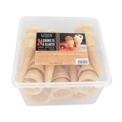 Cornets à glace en azyme - 1 boule (x 24)