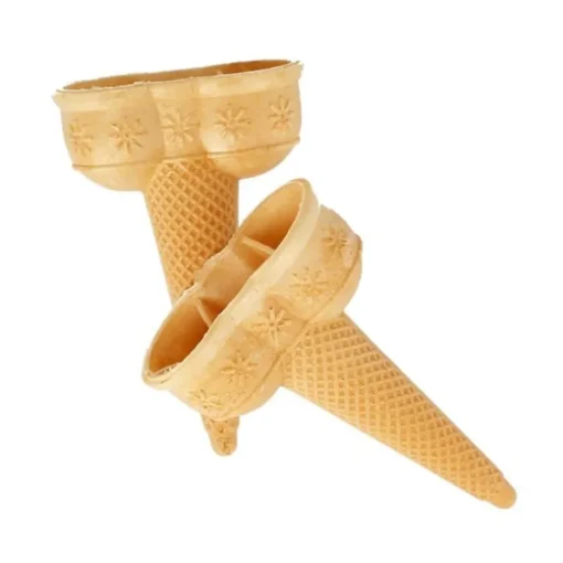 Cornets à glace en azyme aux édulcorants - 2 boules (x 18)