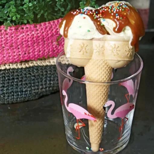 Cornets à glace en azyme aux édulcorants - 2 boules (x 18)