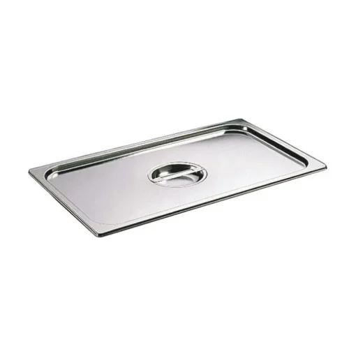 Couvercle inox avec poignée GN 2/4 - pour bac gastronorme sans anse