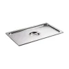 Couvercle inox avec poignée GN 1/9 - pour bac gastronorme sans anse