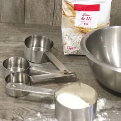 Cuillères à mesure inox assorties (x4)