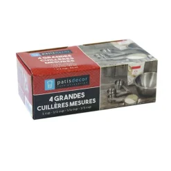 Cuillères à mesure inox assorties (x4)